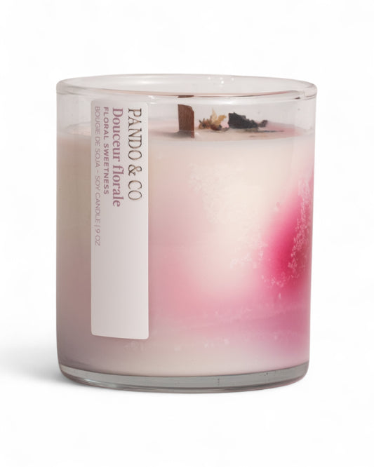BOUGIE ARTISTE | DOUCEUR FLORALE - PANDO & CO