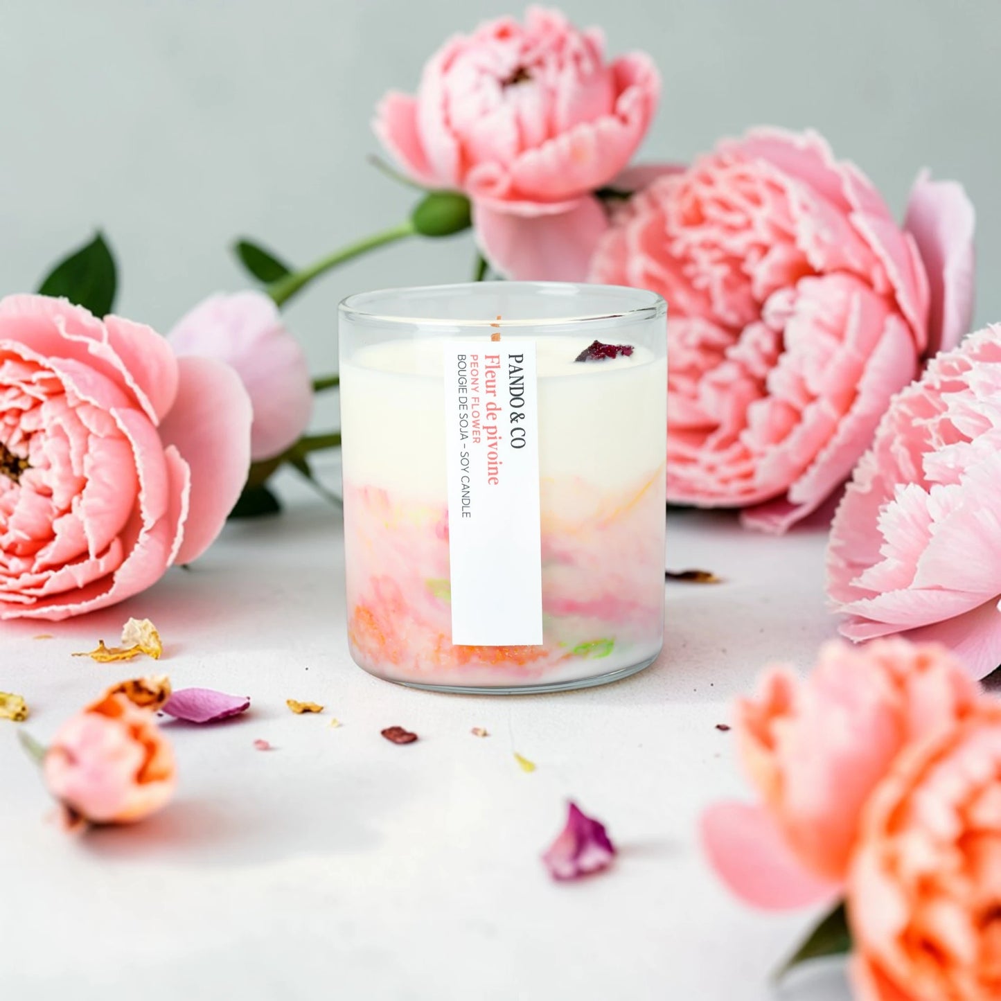 ARTIST CANDLE | PEONY FLOWER
