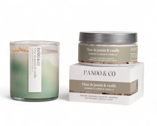 BEURRE CORPOREL FOUETTÉ - FLEUR DE JASMIN & VANILLE | Pando & Co
