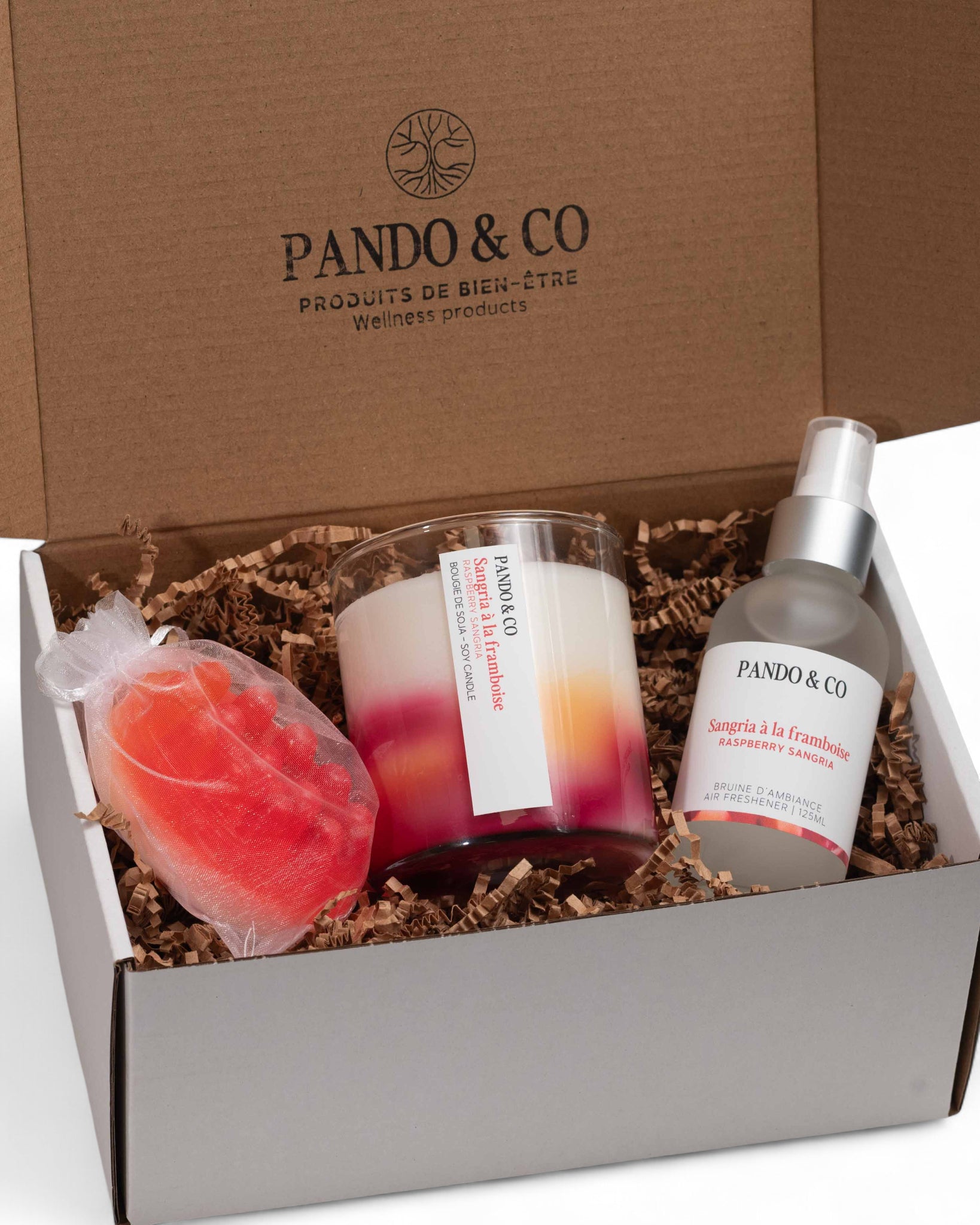 BOÎTE CADEAU | SANGRIA À LA FRAMBOISE - PANDO & CO