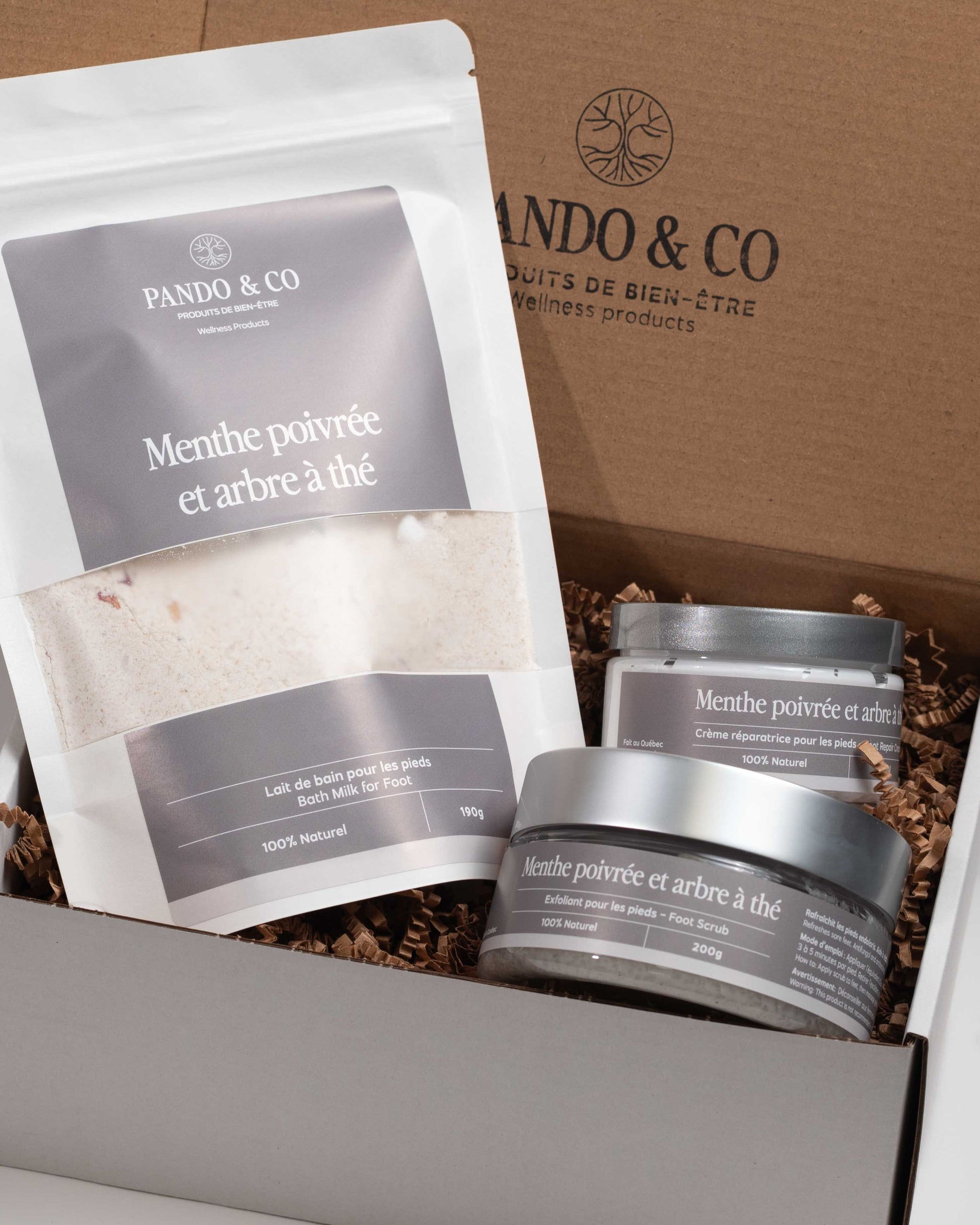 BOÎTE CADEAU | LE SOIN DES PIEDS - Pando & CO