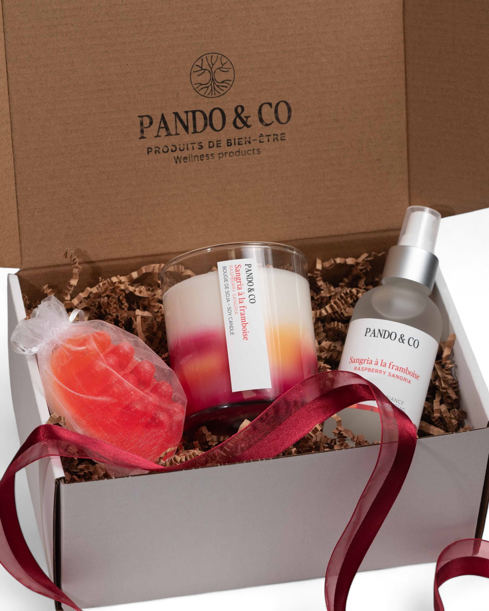 BOÎTE CADEAU | SANGRIA À LA FRAMBOISE - PANDO & CO