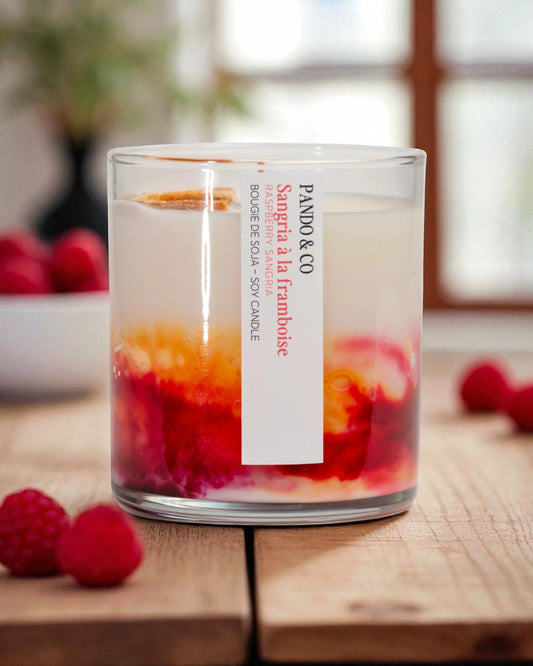 BOUGIE ARTISTE | SANGRIA A LA FRAMBOISE - PANDO ET CO