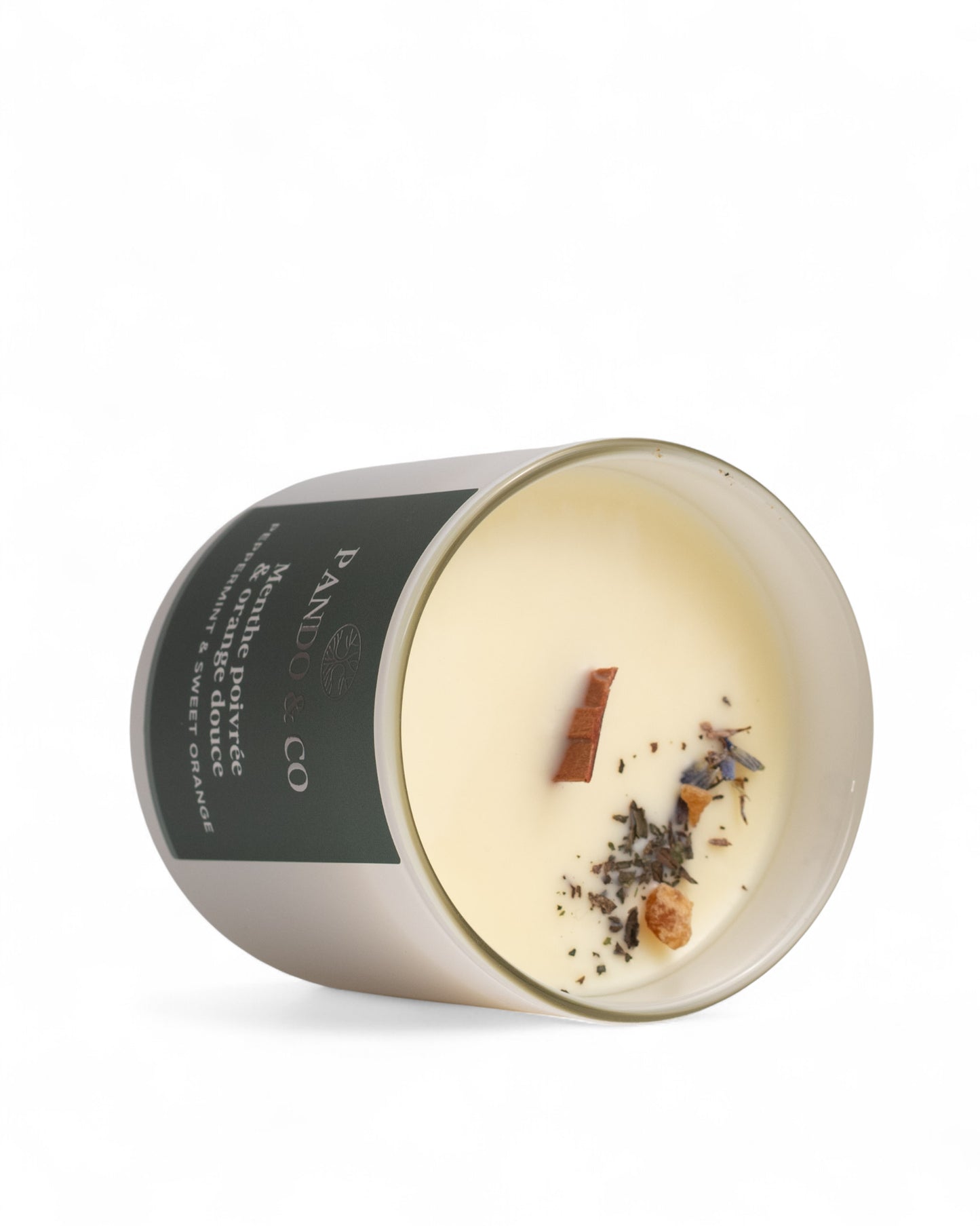 BOUGIE - MENTHE POIVRÉE & ORANGE DOUCE | Pando & Co