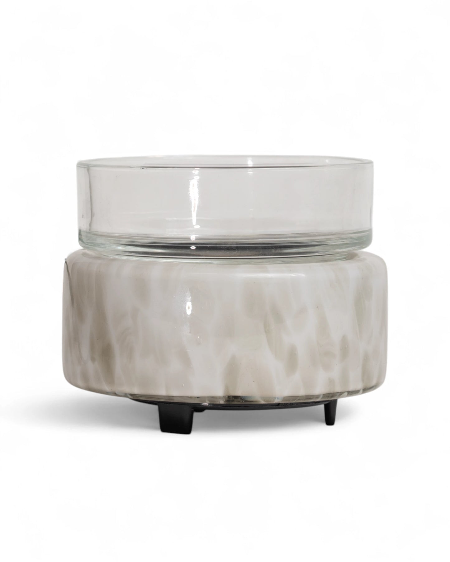 DIFFUSEUR 2 EN 1 | VERRE GRIS & BLANC - PANDO & CO