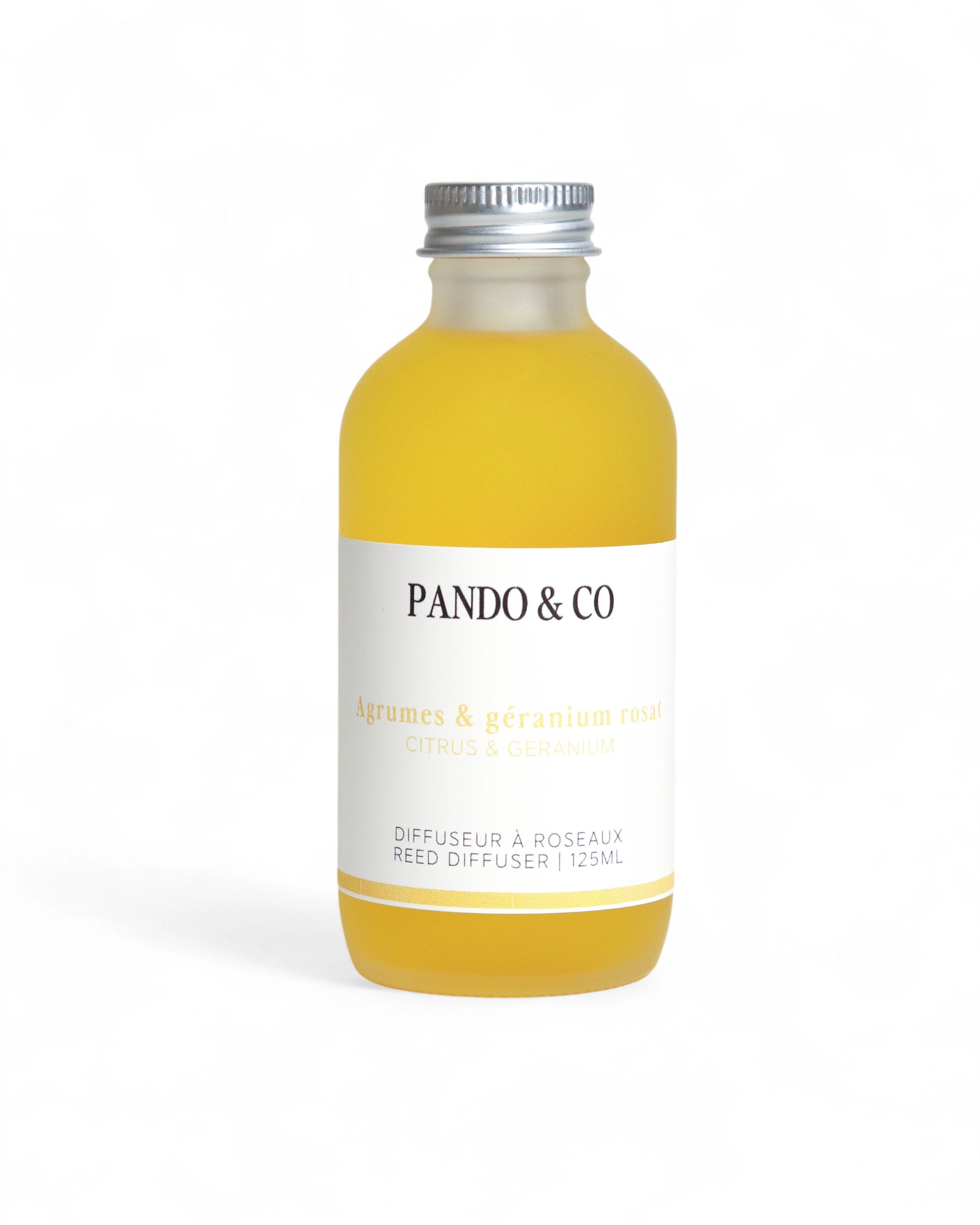DIFFUSEUR À ROSEAUX | AGRUMES & GÉRANIUM ROSAT - PANDO & CO