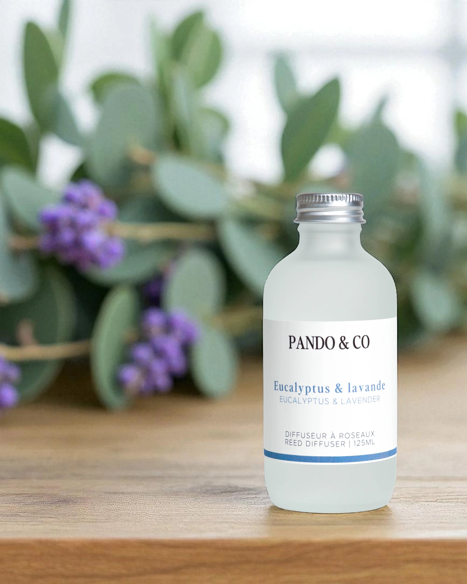 DIFFUSEUR A ROSEAUX - EUCALYPTUS & LAVANDE | PANDO & CO