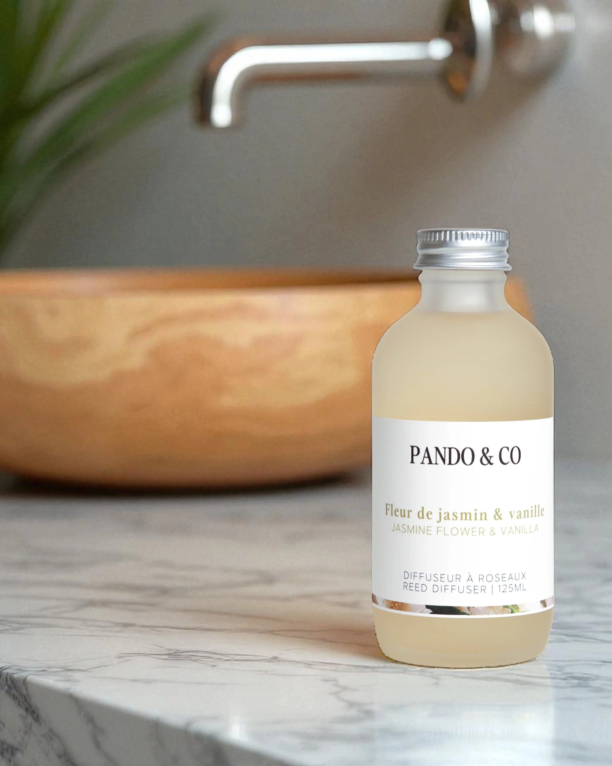 DIFFUSEUR A ROSEAUX - FLEUR DE JASMIN & VANILLE | PANDO & CO