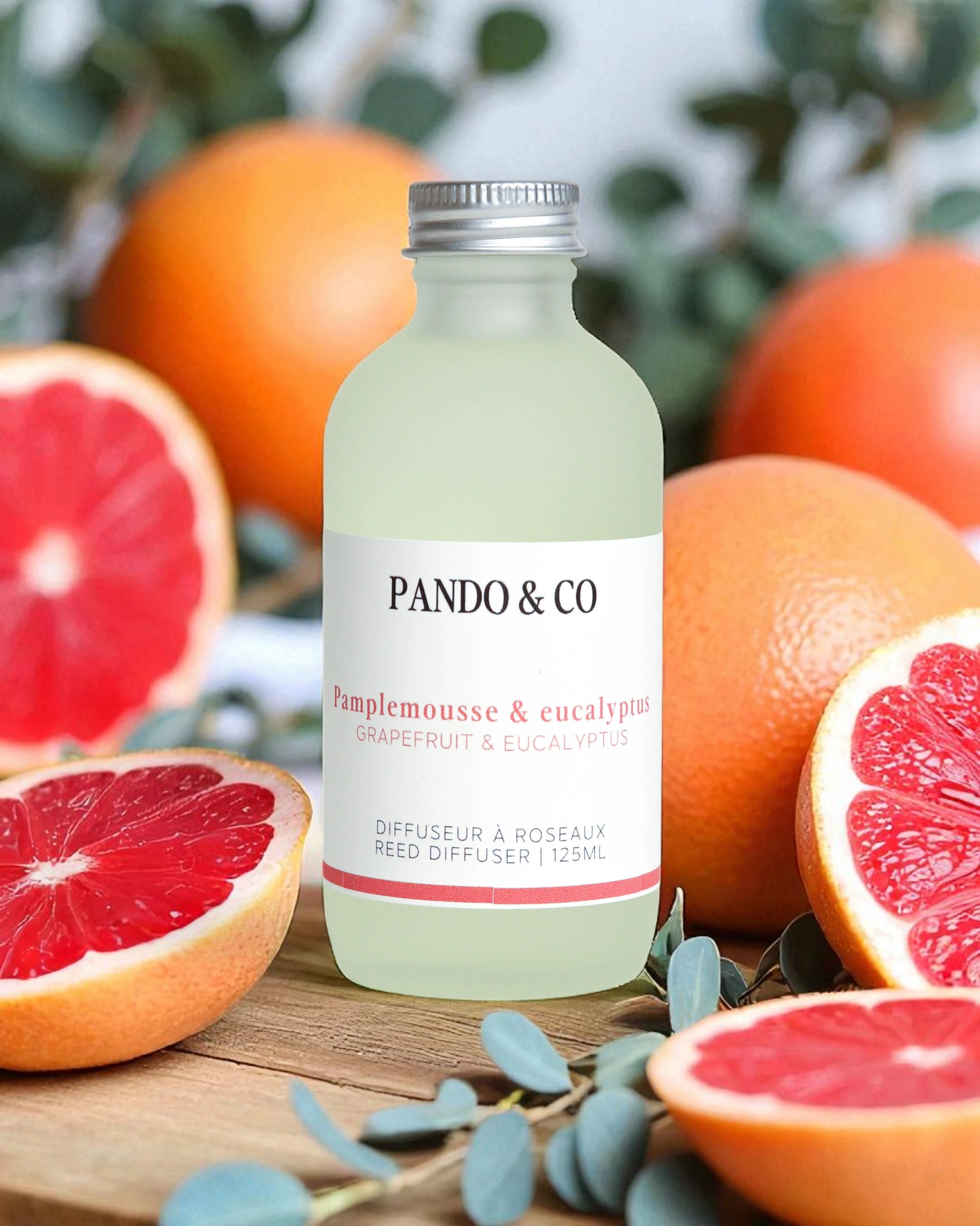 DIFFUSEUR À ROSEAUX | PAMPLEMOUSSE & EUCALYPTUS - PANDO & CO