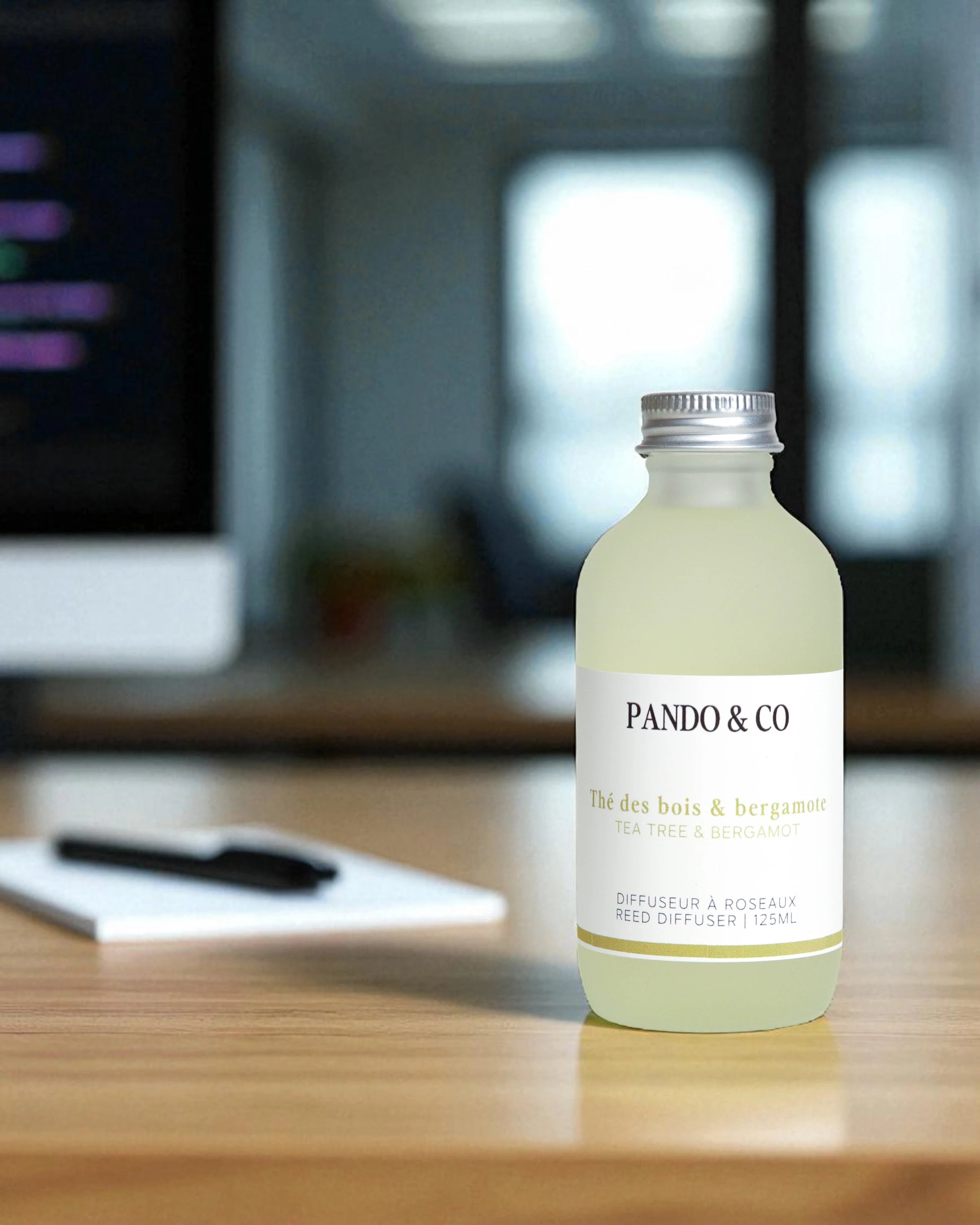 DIFFUSEUR À ROSEAUX | THÉ DES BOIS & BERGAMOTE - PANDO & CO