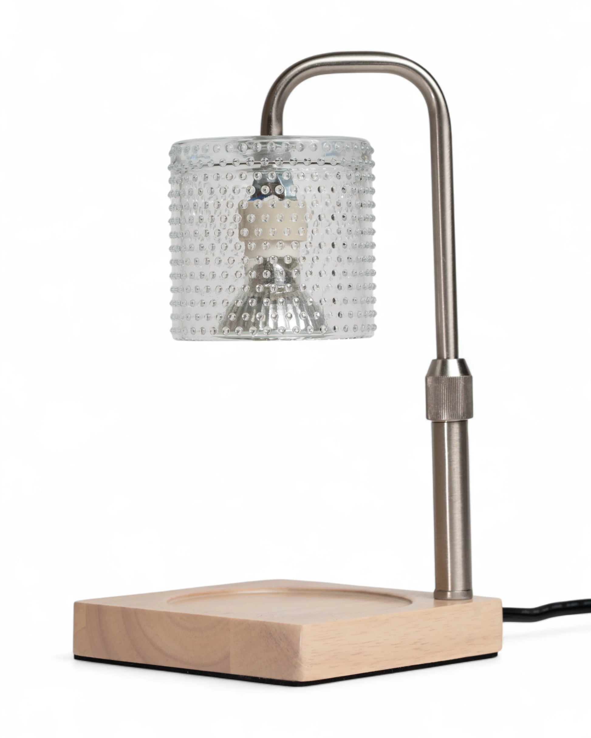 LAMPE CHAUFFE BOUGIE | VERRE & ARGENT - PANDO & CO