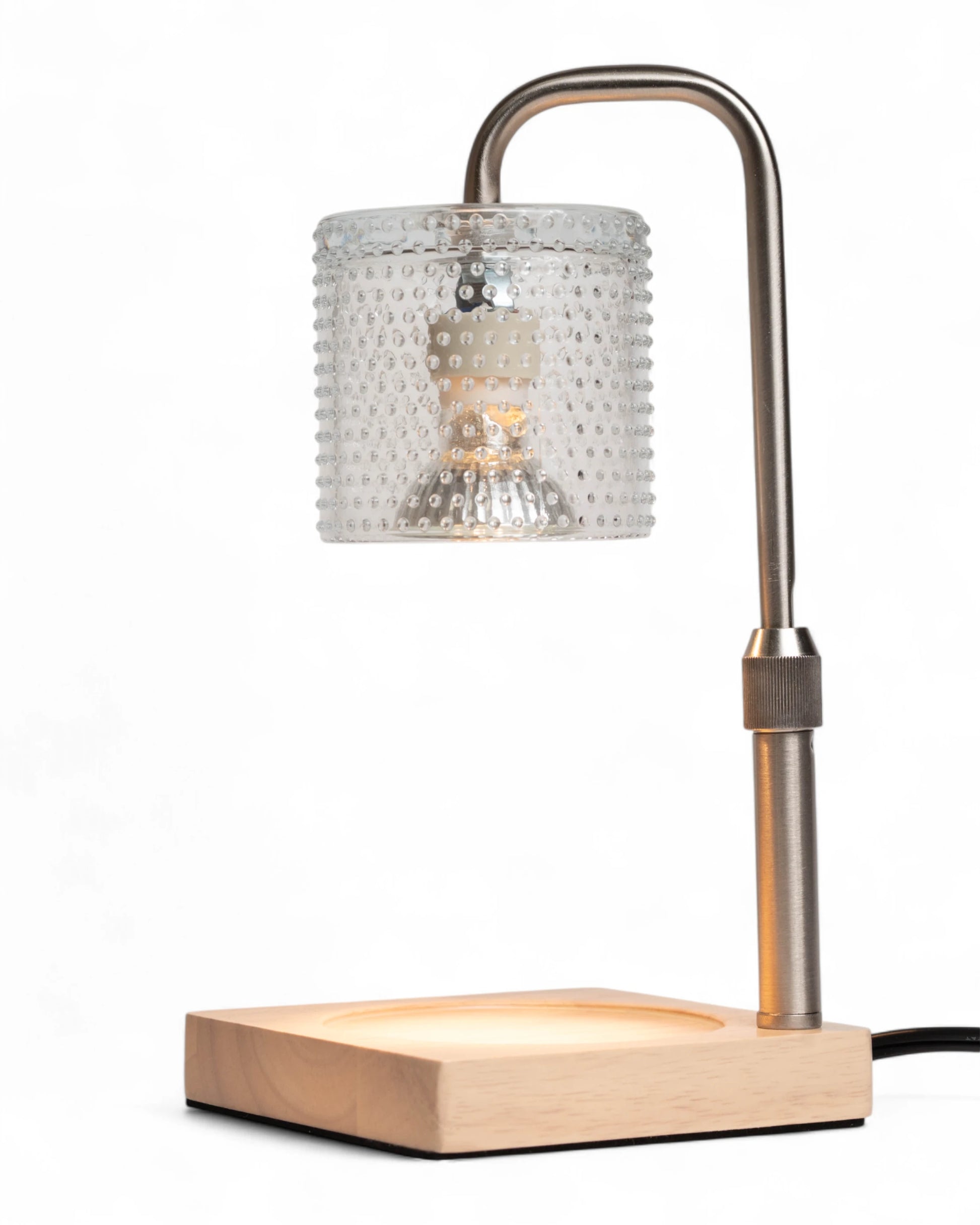 LAMPE CHAUFFE BOUGIE | VERRE & ARGENT - PANDO & CO