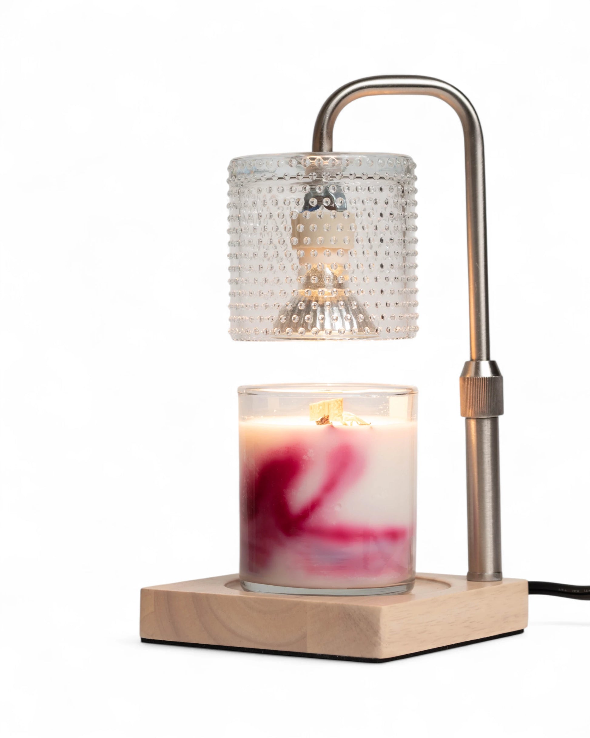 LAMPE CHAUFFE BOUGIE | VERRE & ARGENT - PANDO & CO