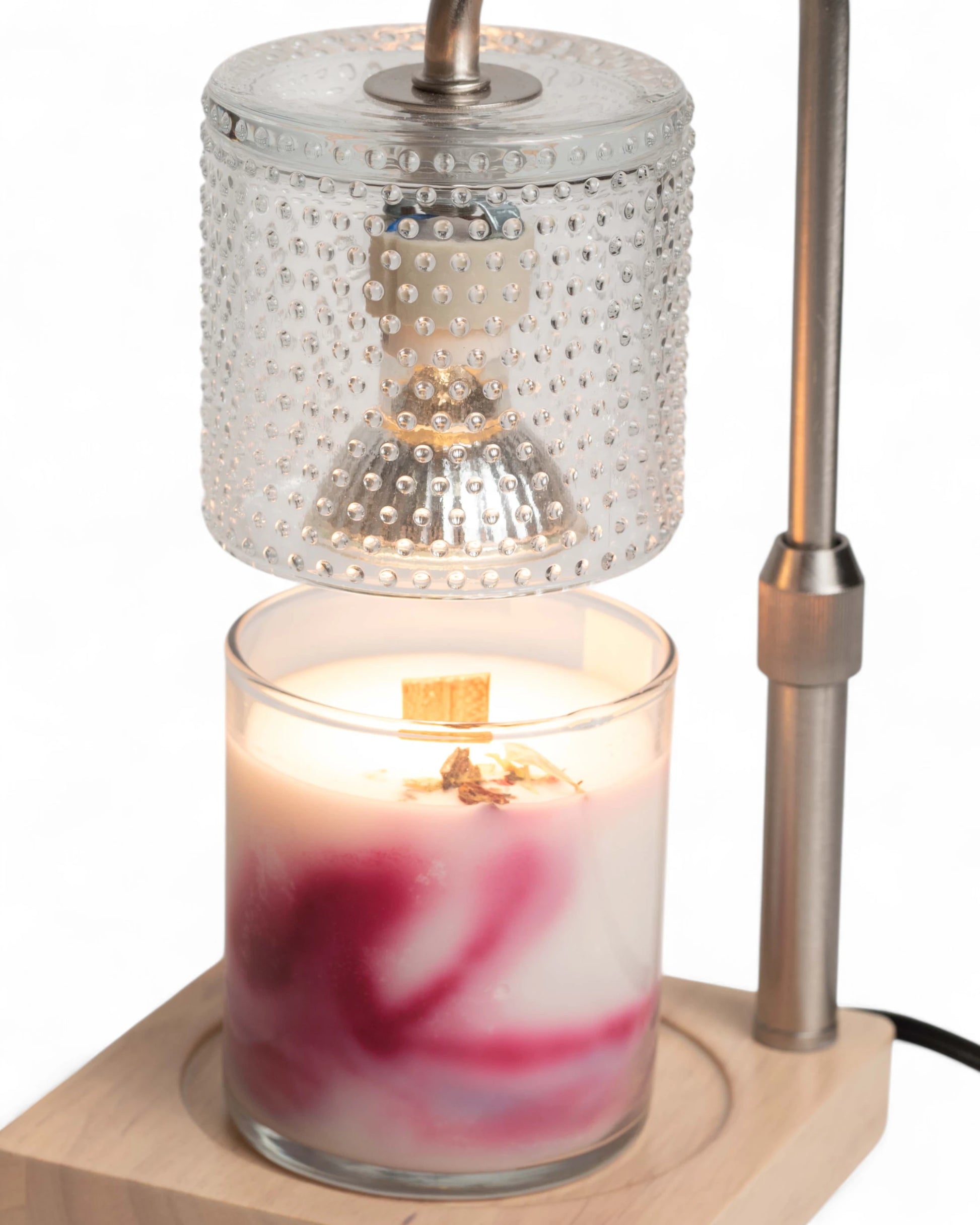 LAMPE CHAUFFE BOUGIE | VERRE & ARGENT - PANDO & CO