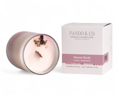 BOUGIE ARTISTE | DOUCEUR FLORALE - PANDO & CO