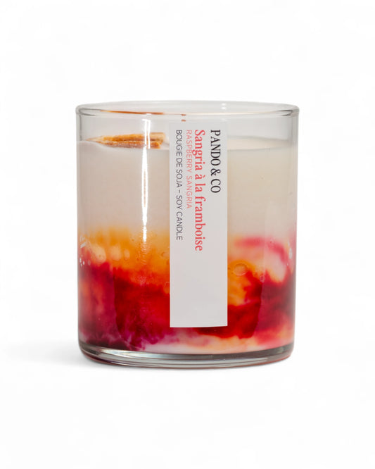 BOUGIE ARTISTE | SANGRIA A LA FRAMBOISE - PANDO ET CO