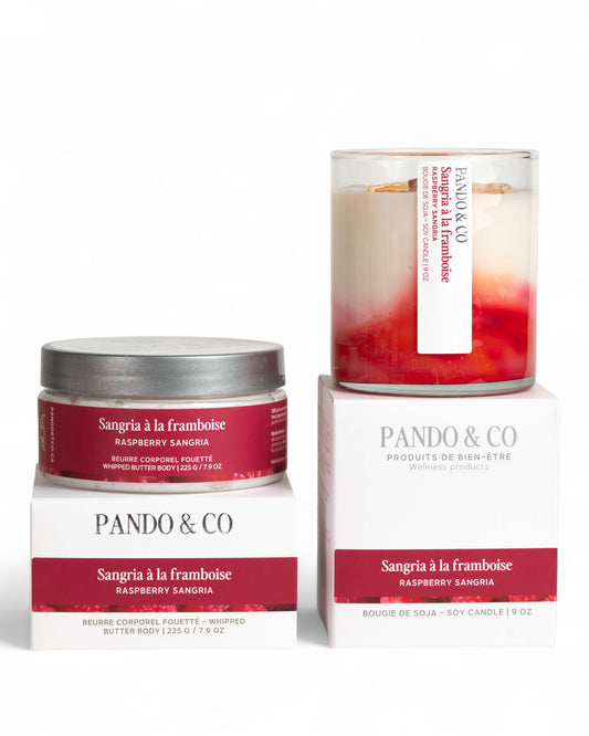 BOUGIE ARTISTE | SANGRIA A LA FRAMBOISE - PANDO ET CO