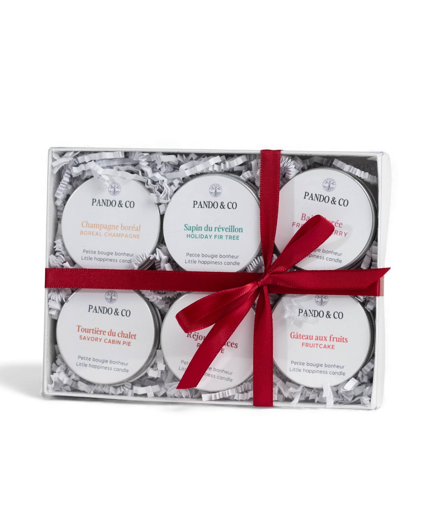 COFFRET DÉCOUVERTE | 6 BOUGIES DES FÊTES Pando & co