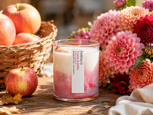 ARTIST CANDLE | APPLE &amp; DAHLIA