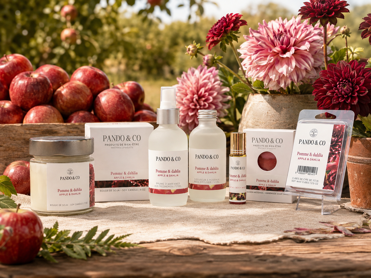 CANDLE | APPLE &amp; DAHLIA