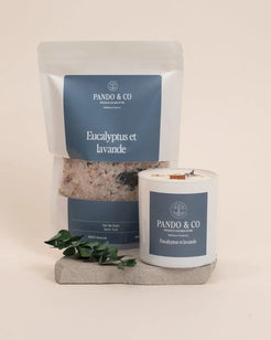 DUO | EUCALYPTUS & LAVANDE - Pando & co - Bougie