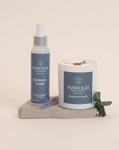 DUO | EUCALYPTUS & LAVANDE - Pando & co - Bougie