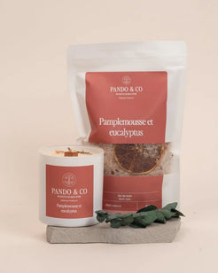 DUO | PAMPLEMOUSSE & EUCALYPTUS - Pando & co - Bougie