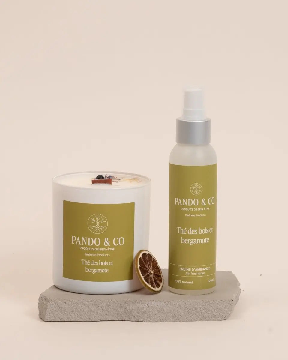 DUO | THÉ DES BOIS & BERGAMOTE - Pando & co - Bougie