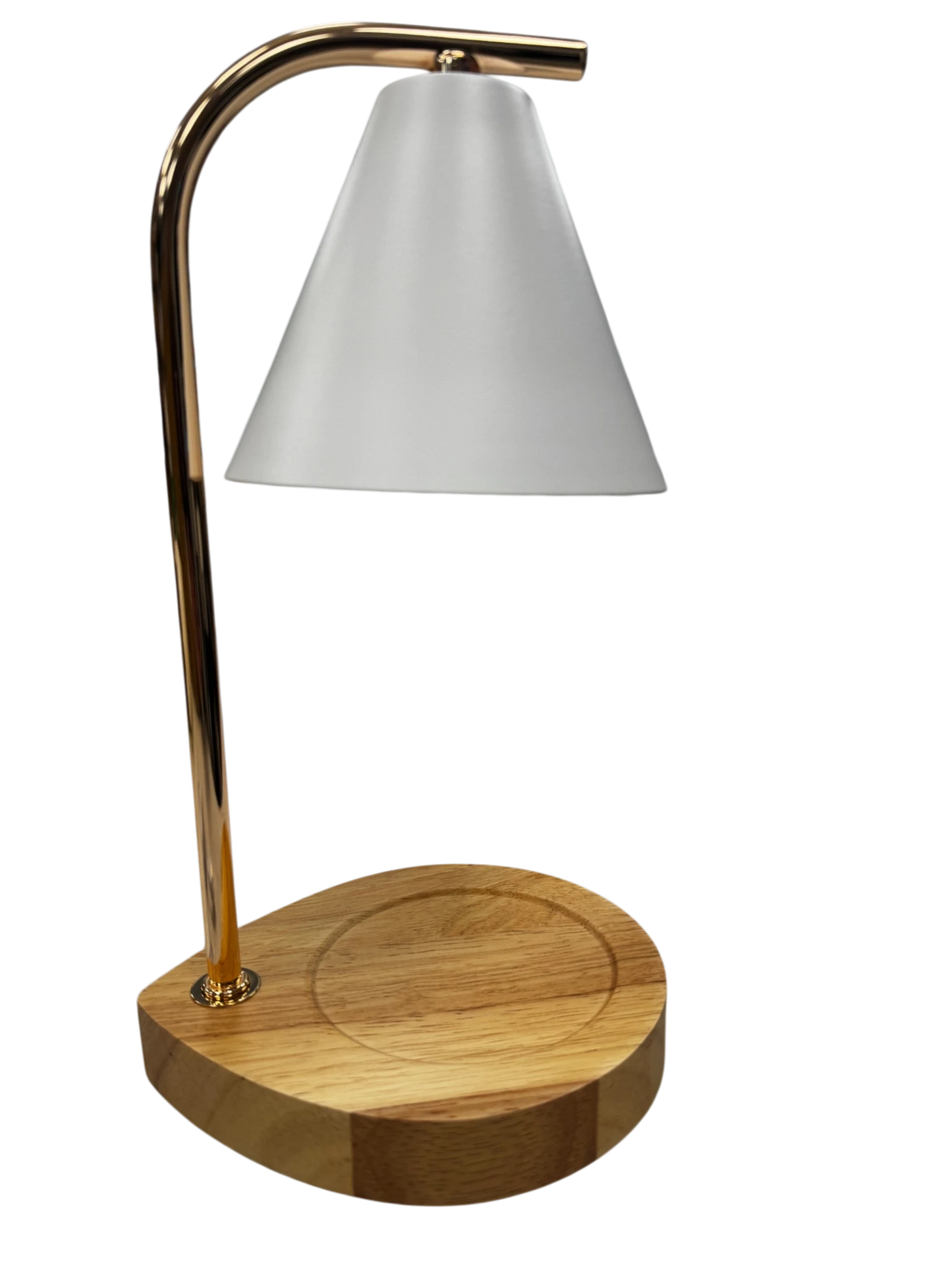 Lampe chauffe bougie blanche