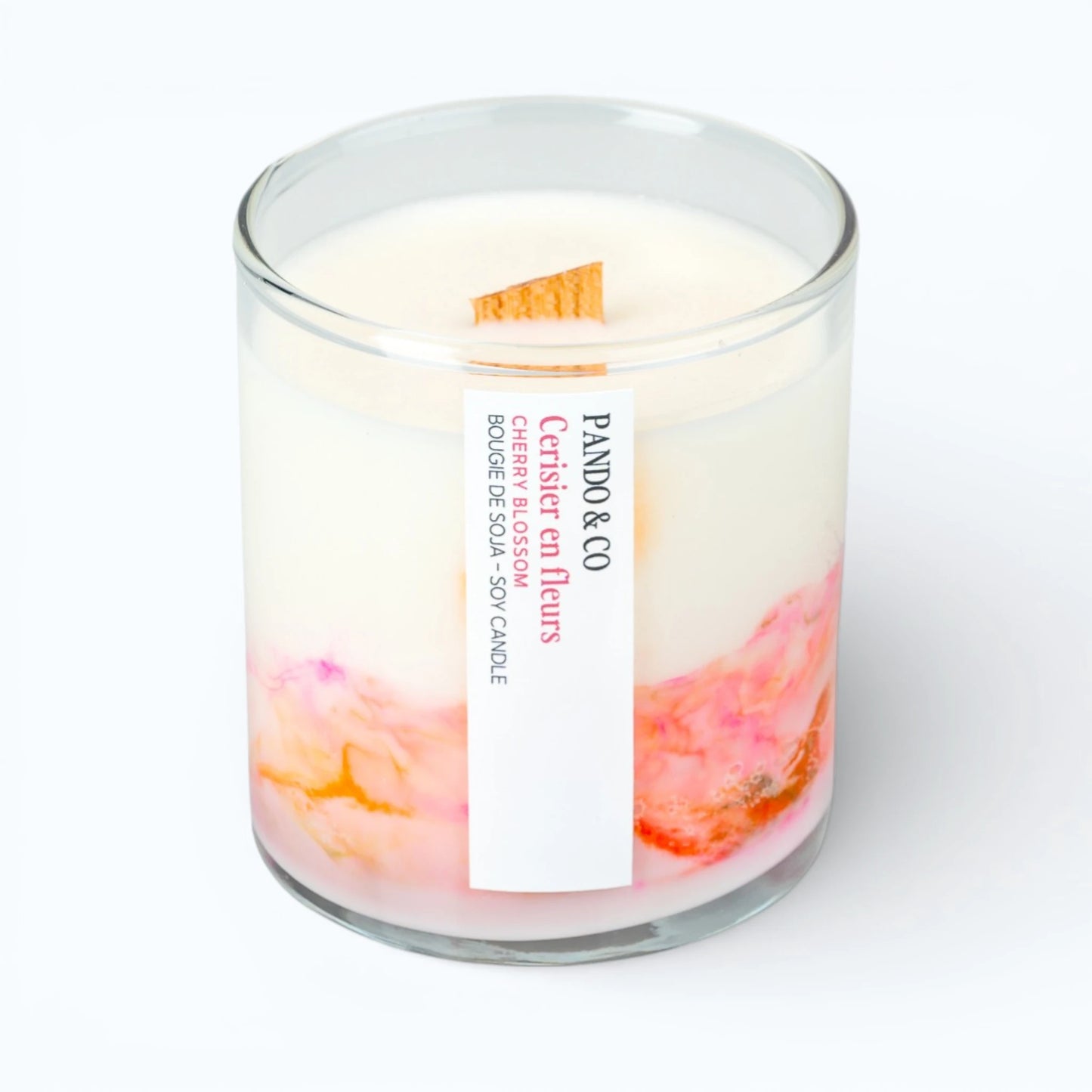 Bougie artiste- Cerisier en fleurs