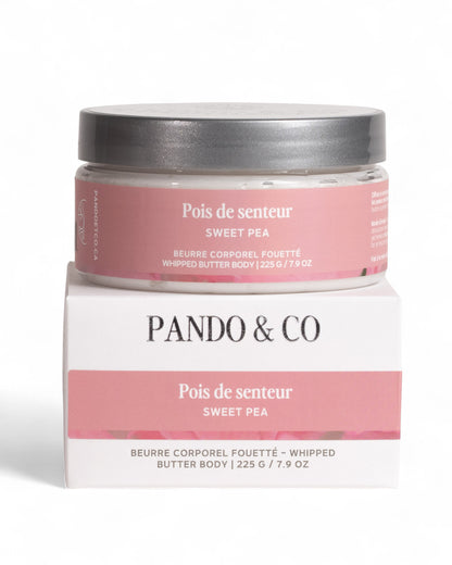 BEURRE CORPOREL FOUETTÉ - POIS DE SENTEUR - Pando & Co