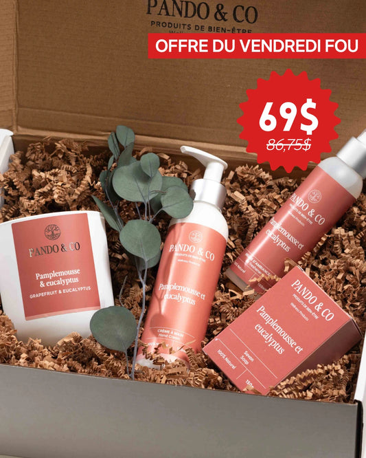 BOÎTE CADEAU - DÉCOUVERTE DE PAMPLEMOUSSE & EUCALYPTUS | Pando & Co