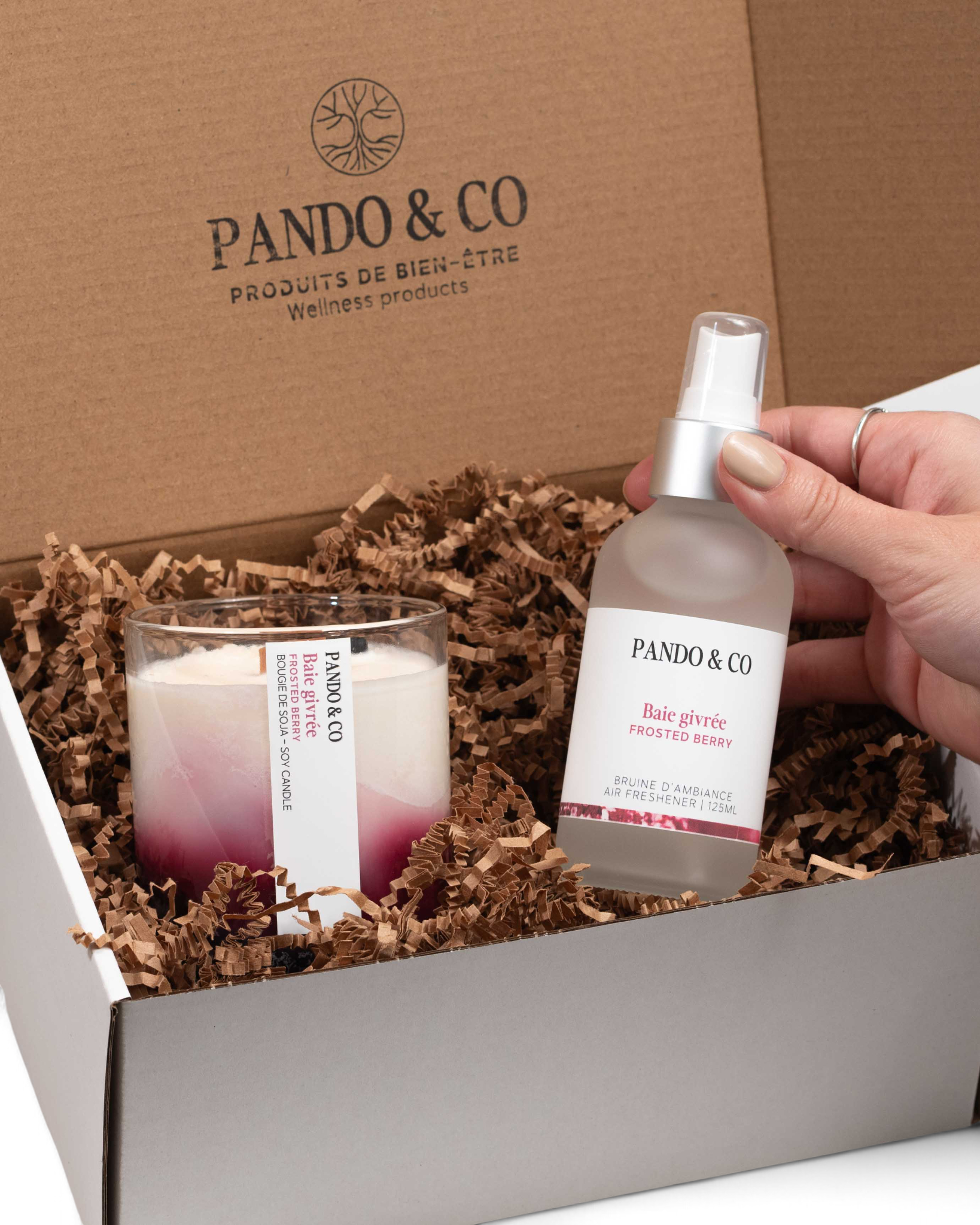 BOÎTE CADEAU - DUO BOUGIE ARTISTE & BRUINE