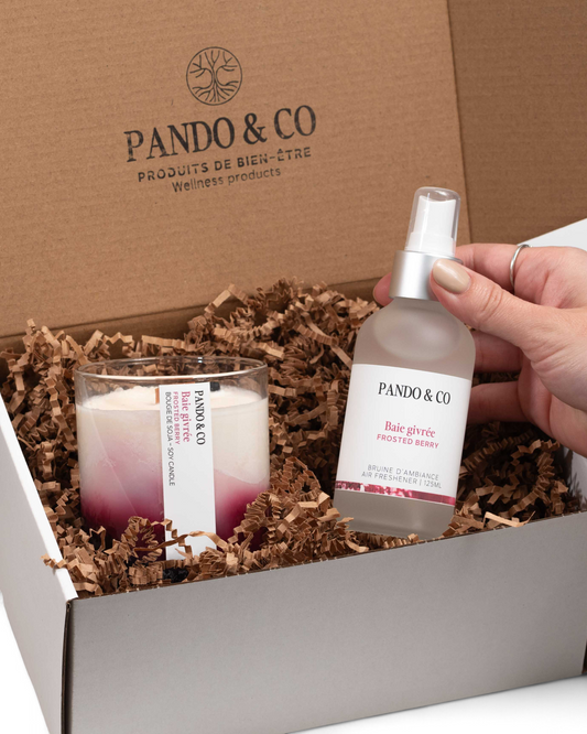 BOÎTE CADEAU - DUO BOUGIE ARTISTE & BRUINE