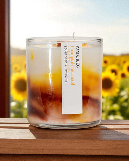 BOUGIE ARTISTE | CHAMPS DE TOURNESOL - PANDO ET CO