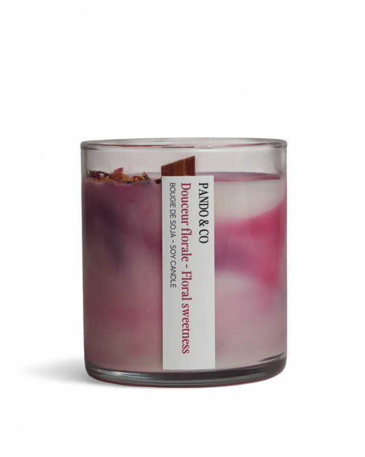 BOUGIE ARTISTE | DOUCEUR FLORALE