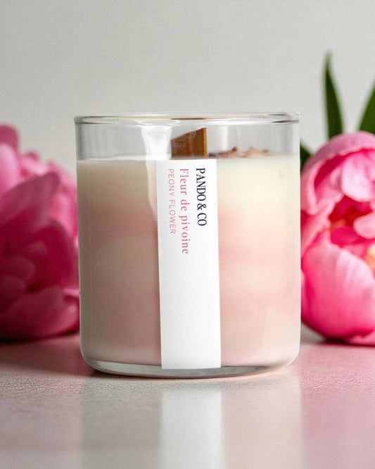 BOUGIE ARTISTE | FLEUR DE PIVOINE - PANDO & CO