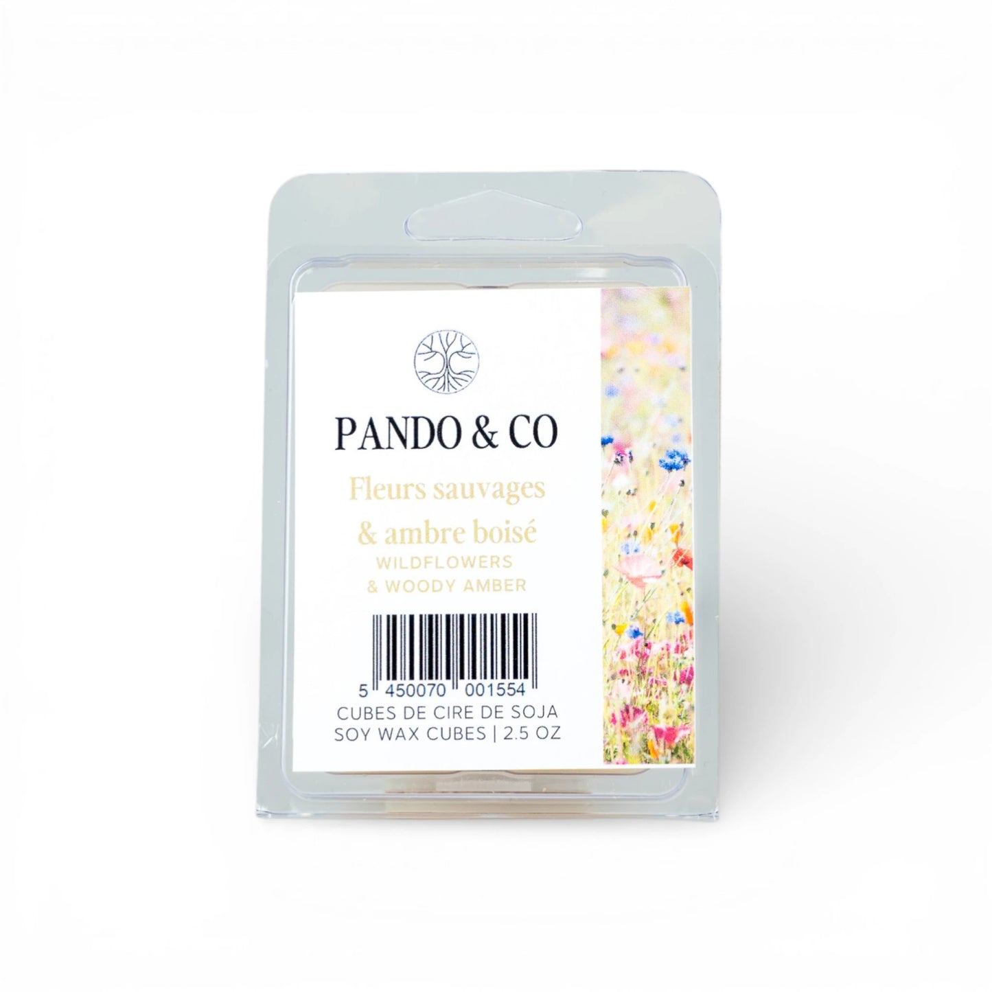 Cubes de cires - Fleurs sauvages et ambre boisé