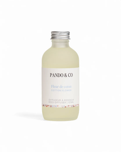 DIFFUSEUR A ROSEAUX | FLEUR DE COTON - PANDO & CO