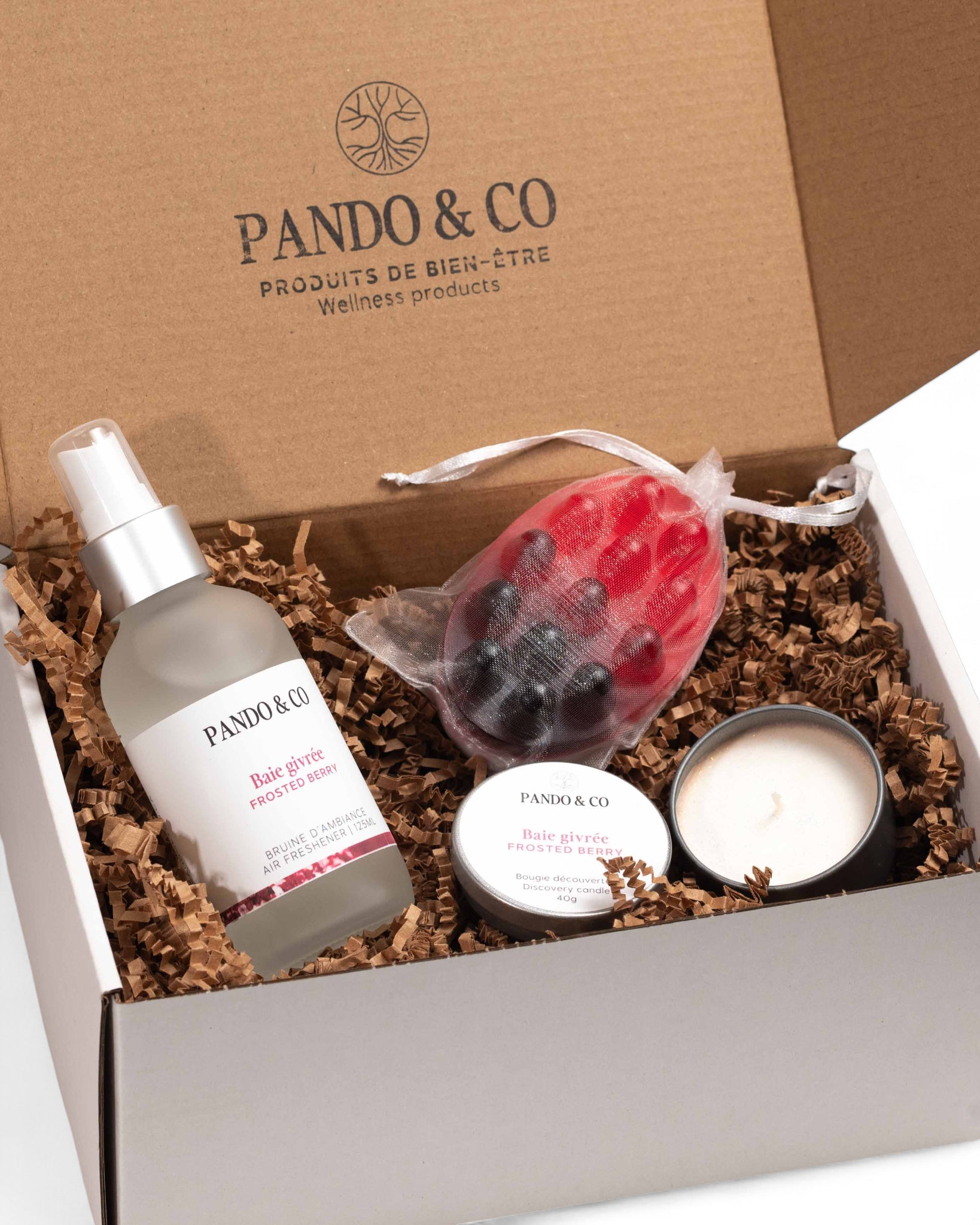 BOÎTE CADEAU - BAIE GIVRÉE | PANDO & CO