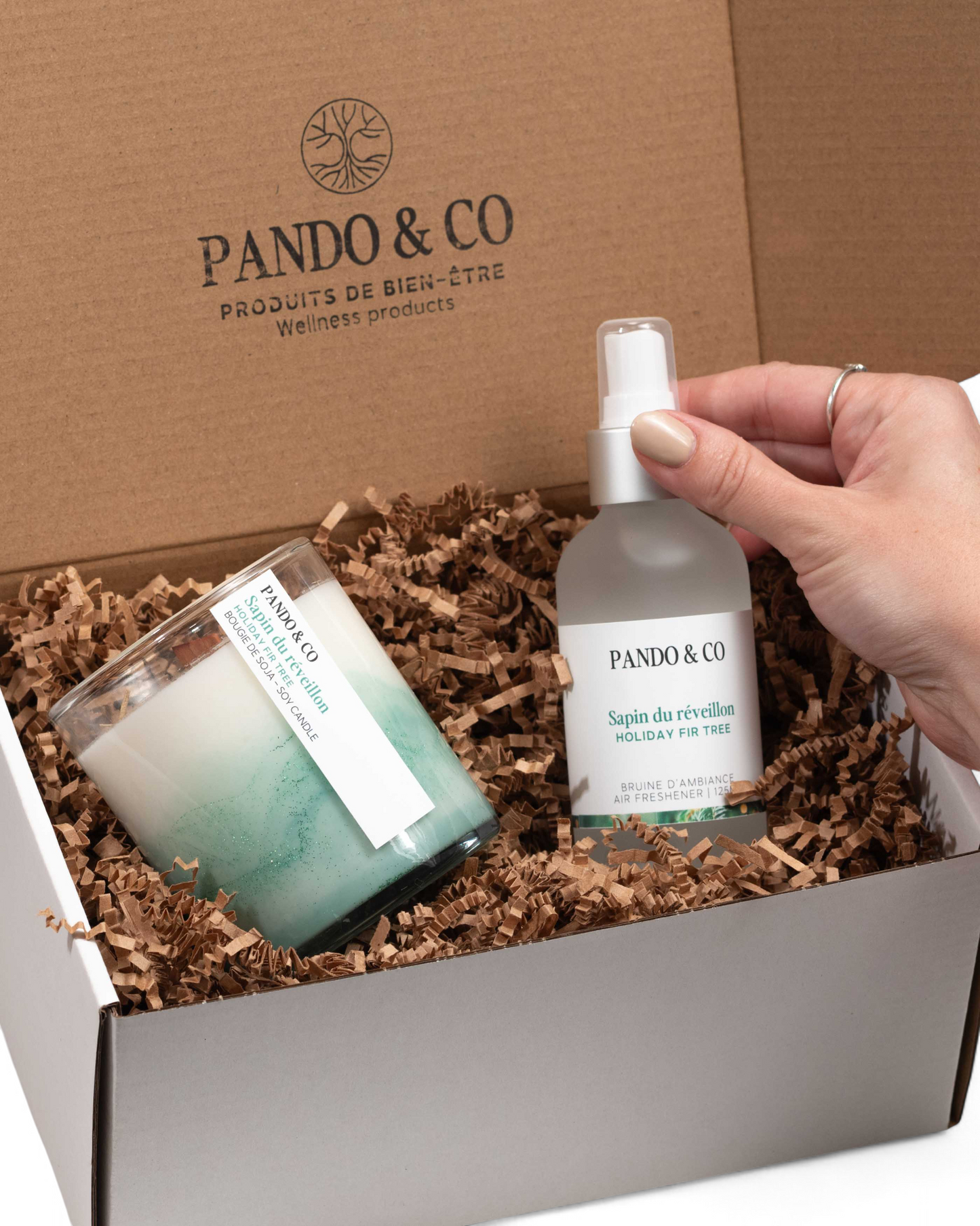 BOÎTE CADEAU - DUO BOUGIE ARTISTE & BRUINE