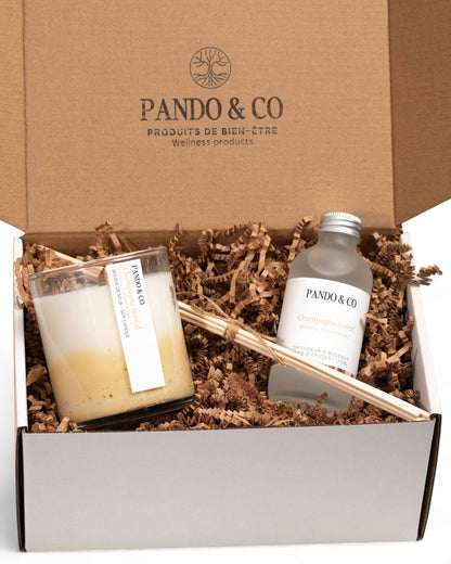 BOÎTE CADEAU - DUO CHAMPAGNE BORÉAL | PANDO & CO