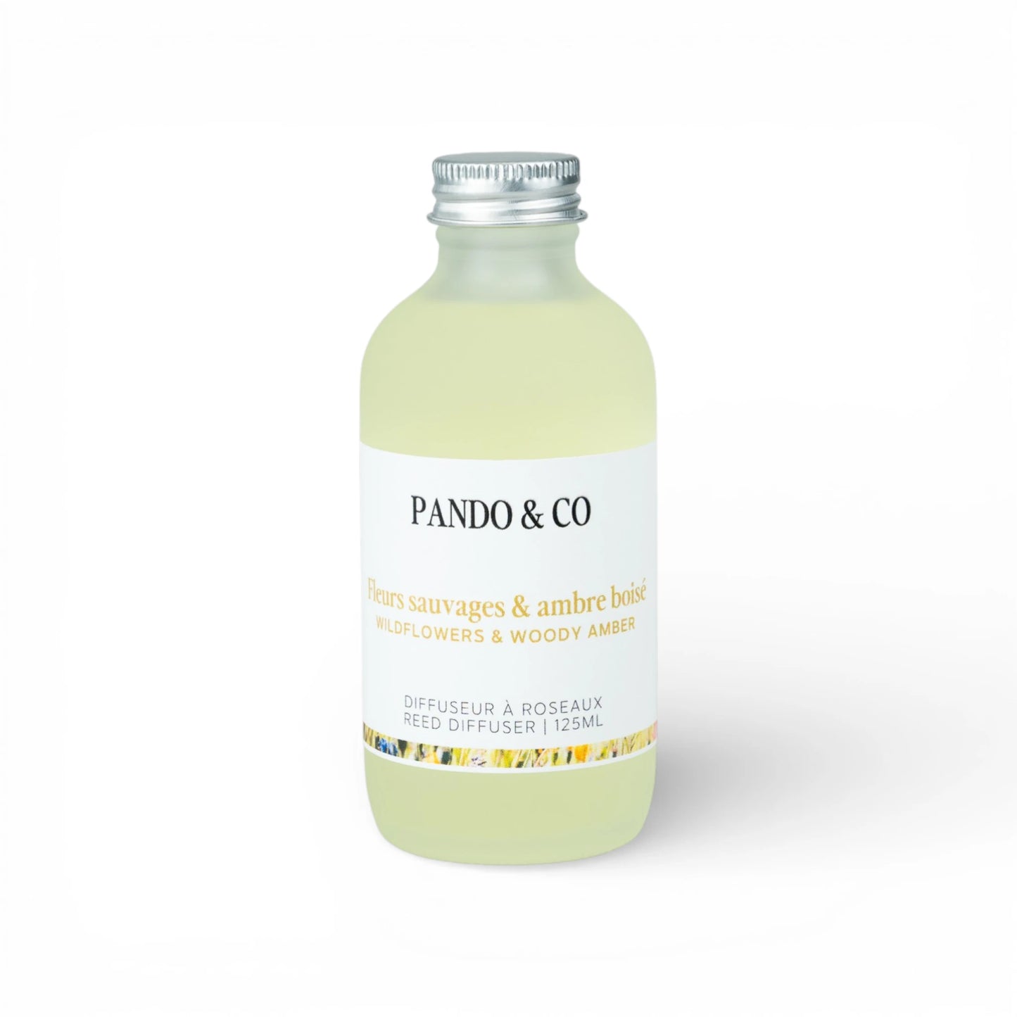 Diffuseur à roseaux & bâtons- Fleurs sauvages et ambre boisé